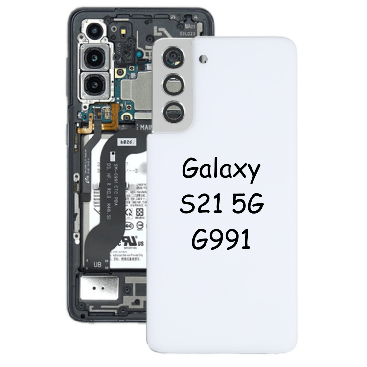 Back Cover with Camera Glass Lens For Samsung Galaxy S21 5G G991 (Phantom White) - Best Cell Phone Parts Distributor in Canada, Parts Source Back Cover with Camera Glass Lens For Samsung Galaxy S21 5G G991 (Phantom White) - Best Cell Phone Parts Distributor in Canada, Parts Source